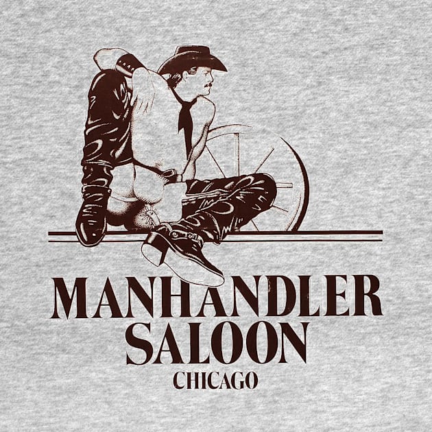 Manhandler Saloon Vintage Gay Retro Leather Western by WearingPride